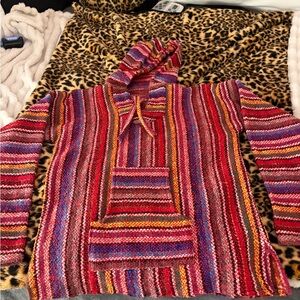 Colorful Striped Hoodie